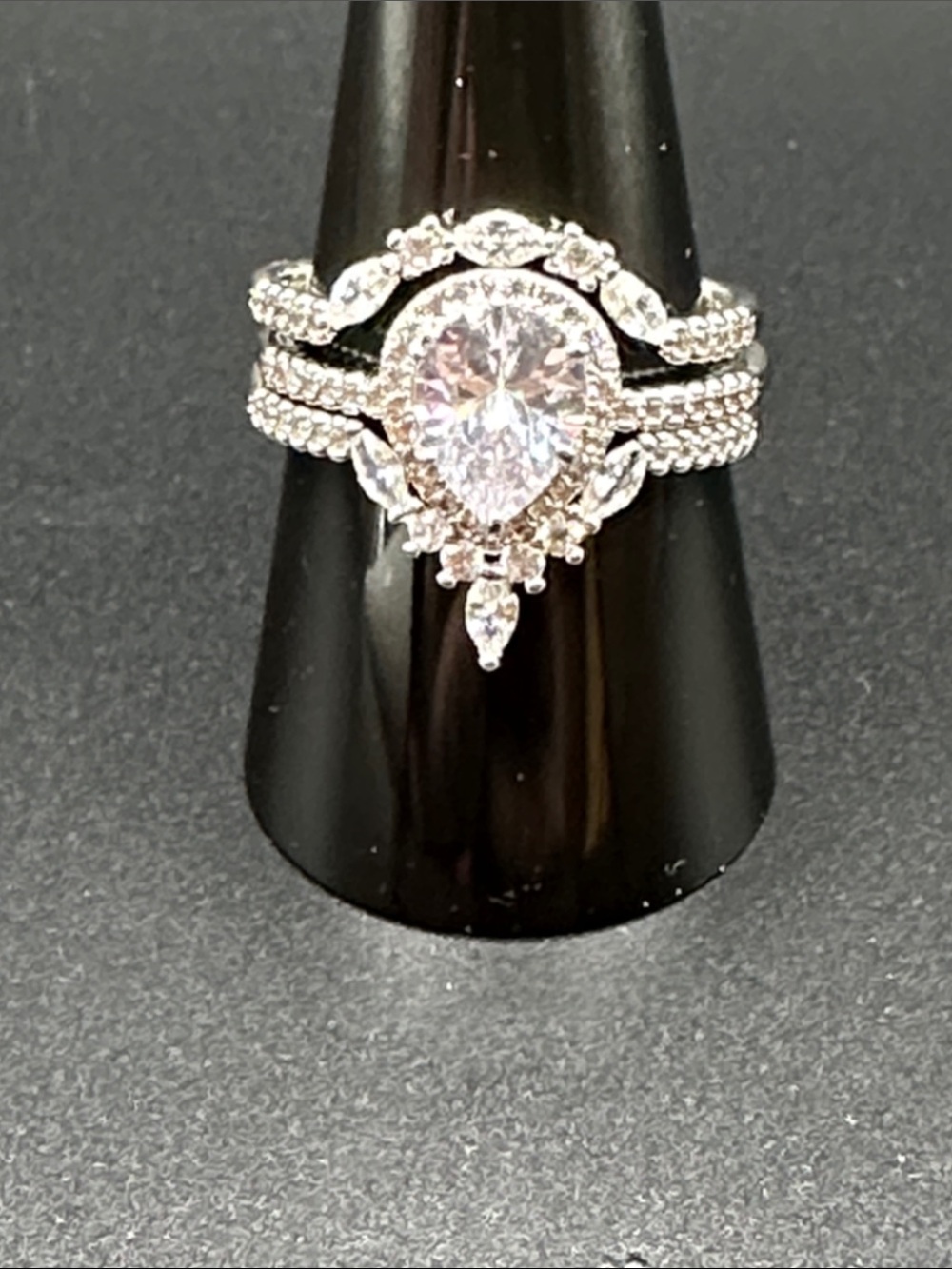 Bomb Party RBP 7403 Whatever It Takes April Birthday Diamond CZ Ring Size 10 NWT